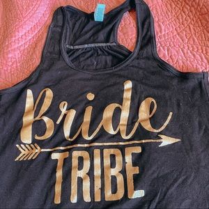 Bride Tribe tank top 💍🍾